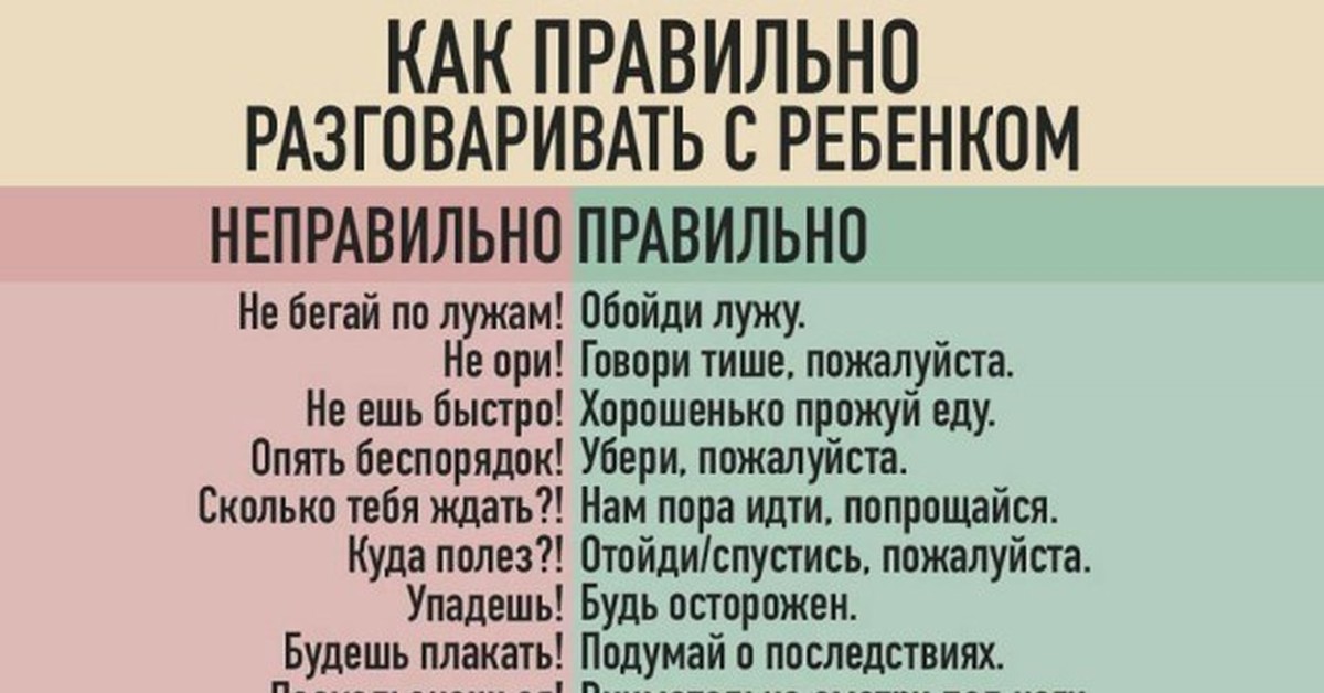 С детьми нужно разговаривать