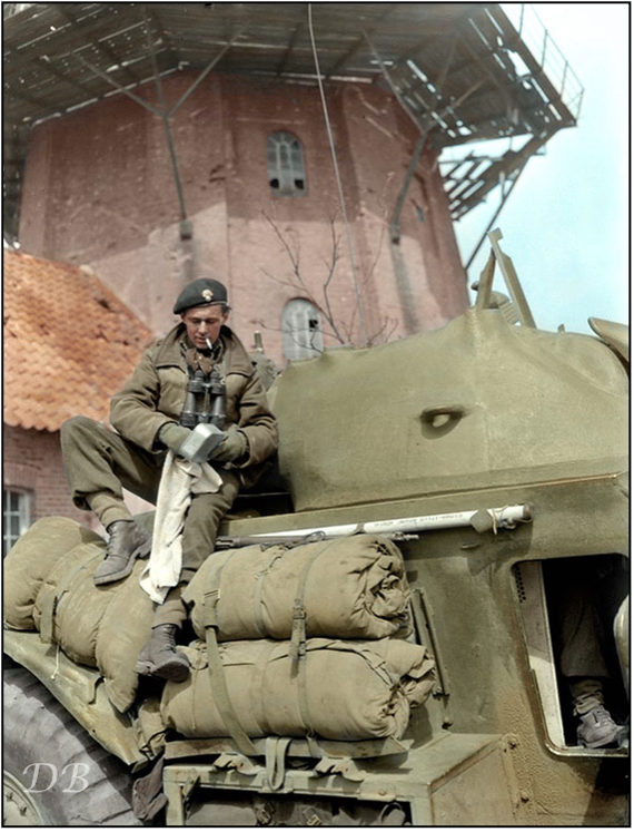 World War II (colorization) - Allies, The Second World War, Old photo, , , Longpost, Europe