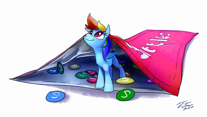  ! My Little Pony, Rainbow Dash, Skittles, , Tsitra360