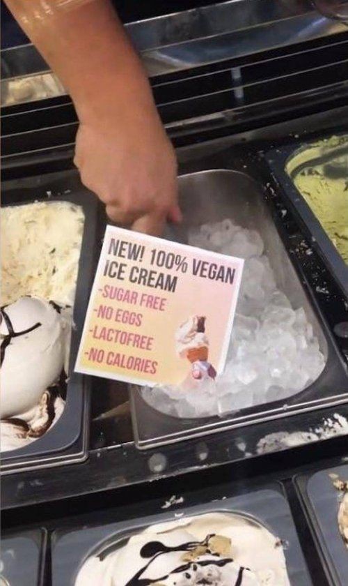 Ice cream for vegans - Ice cream, Vegan, Ice, Food, Vegetarianism