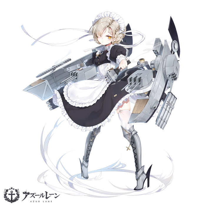 Sheffield - Azur Lane, Sheffield, Anime Art, Аниме, Арт