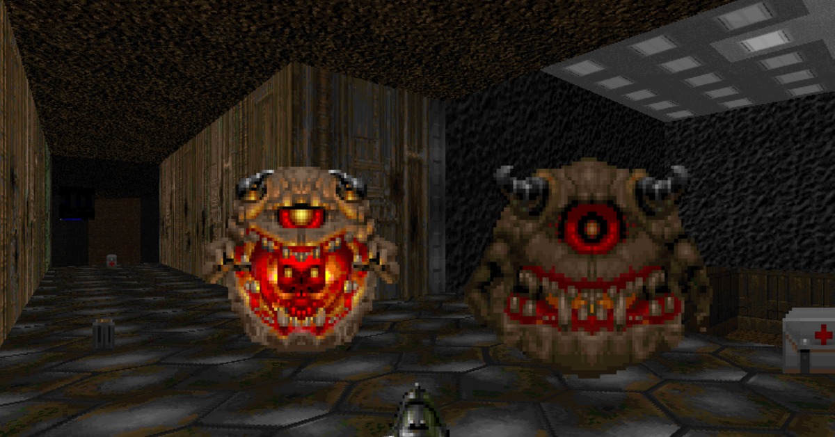 Старые игры играет 1. Doom 2.