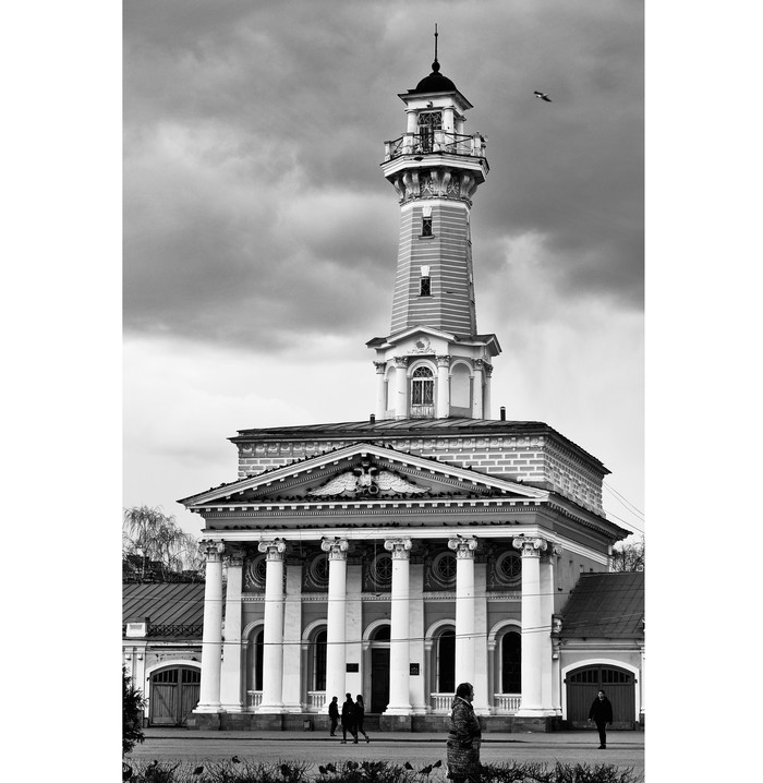 Как нарисовать пожарную каланчу в костроме