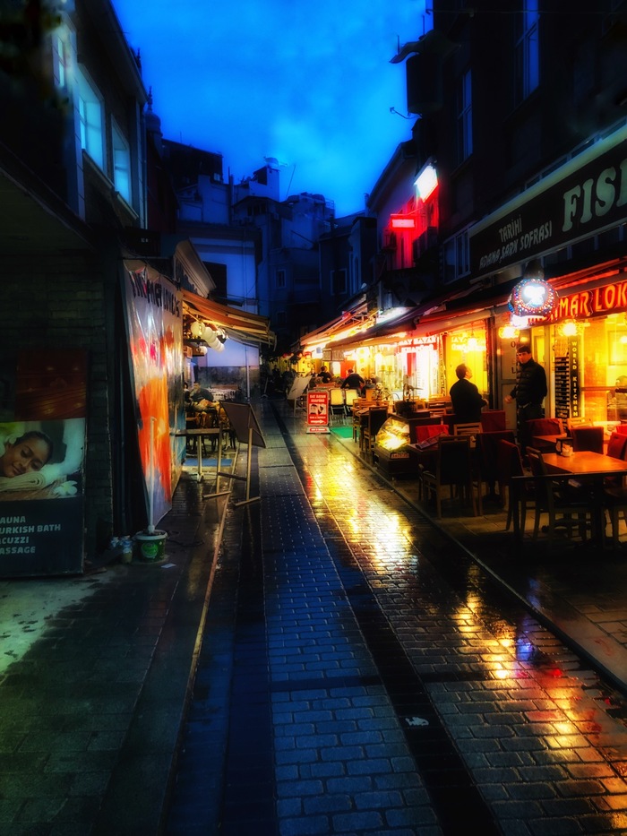 Night Istanbul - My, Istanbul, Snapseed, Photo processing