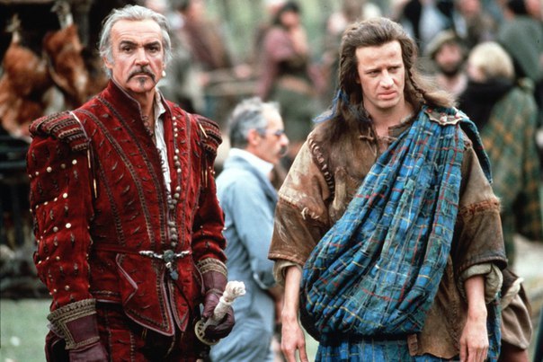 Photos from the filming and interesting facts for the film Highlander 1986. - Christopher Lambert, Sean Connery, Highlander, Photos from filming, Celebrities, VHS, 80-е, Longpost
