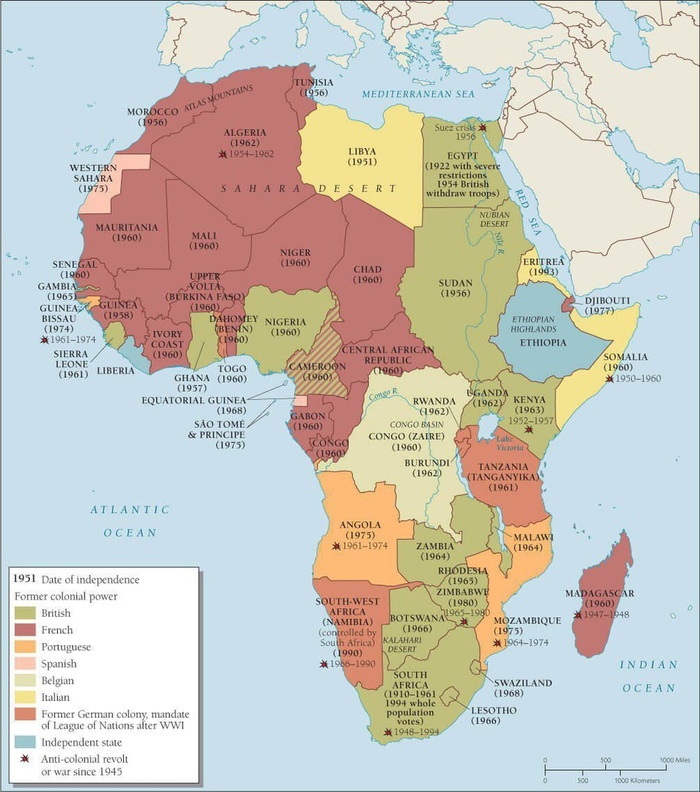 African Independence Dates - Independence, Africa, Independence Day, Colonialism