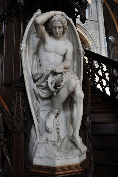 Guillaume Geefs’ ‘LE GNIE DU MAL’ (1848) - Sculpture, Creation