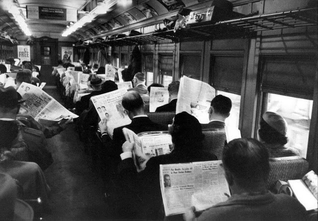 Life before the invention of the smartphone in photographs of bygone decades. - The photo, Newspapers, Longpost