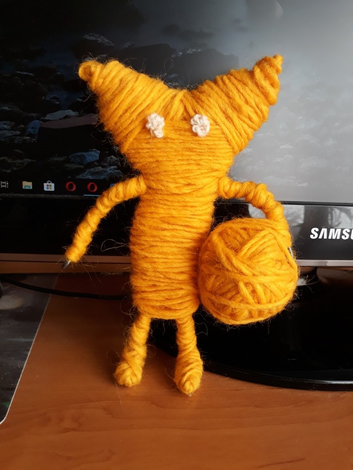 Yarni from the game Unravel - My, , Needlework, Unravel