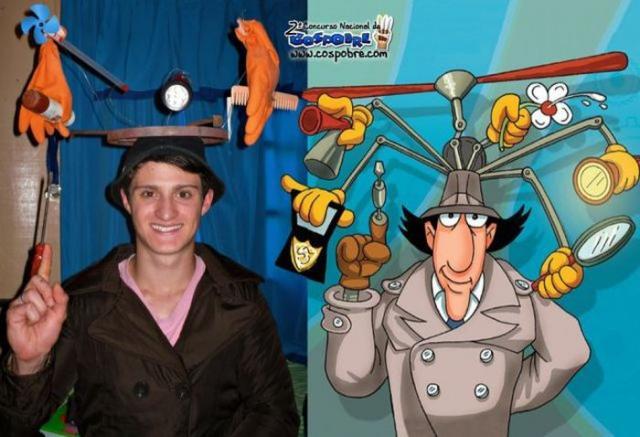 Failed cosplay #1 - Longpost, Inspector Gadget, Silver Surfer, Cosplay, Michelin, Power rangers, Marvel