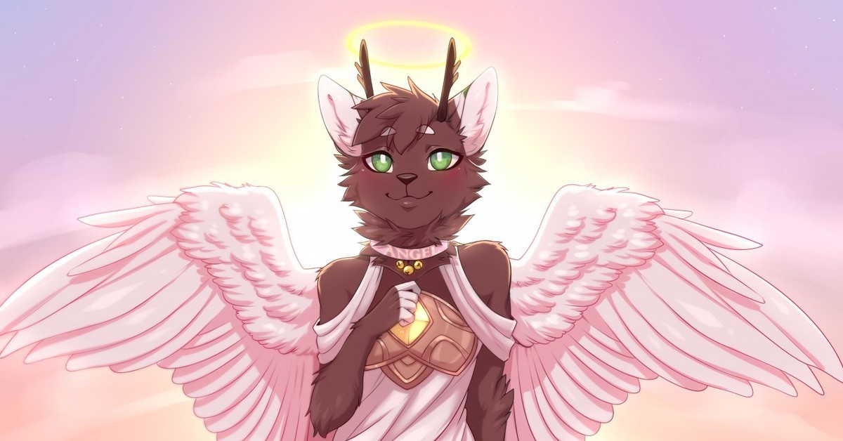 Fluffy angel