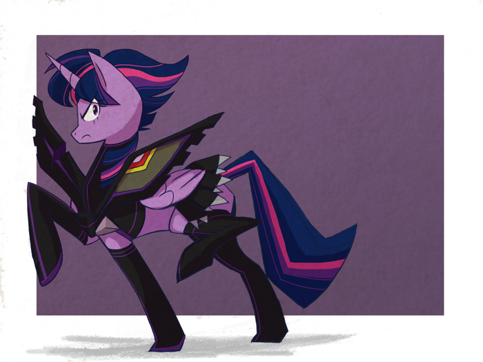 Castle la Castle My Little Pony, Kill la Kill, MLP Crossover, Twilight Sparkle,   ,   , Kill la Kill la Kill