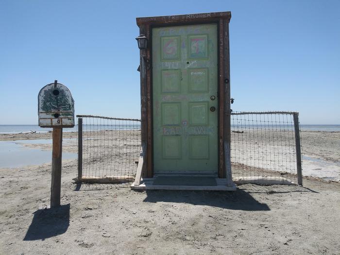 Door to nowhere - Door, Beach, California, USA, Oddities, Road to nowhere