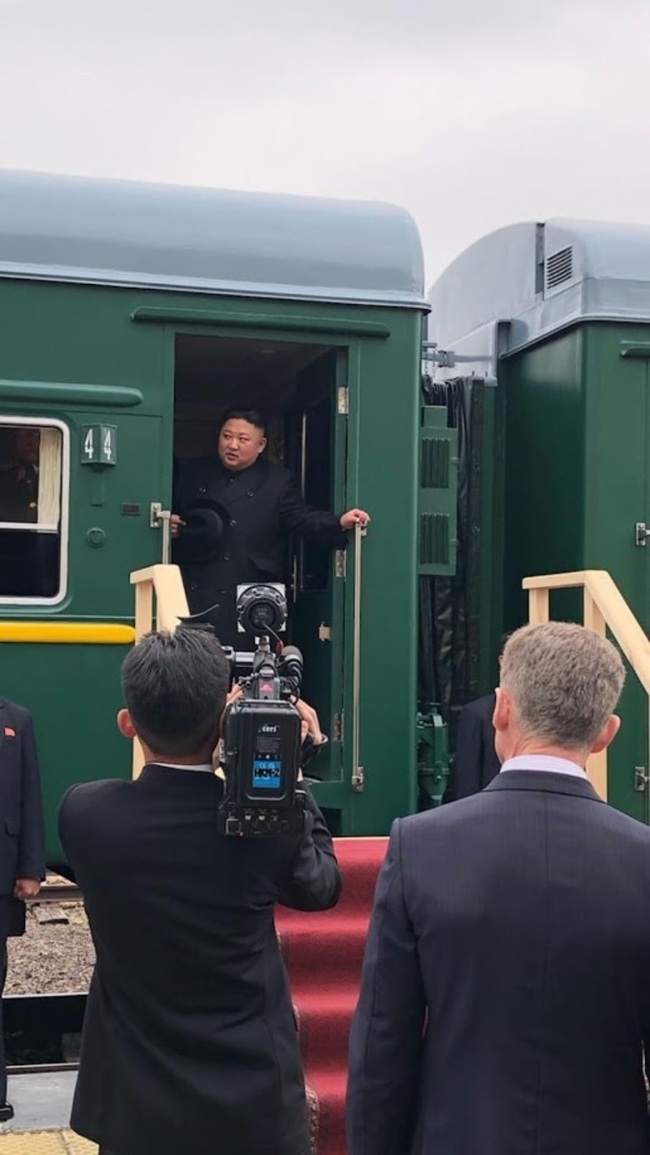 Armored train of Kim Jong-un arrived at the checkpoint Khasan - Kim Chen In, Vladivostok, Hasan, media, Longpost, Video, Media and press