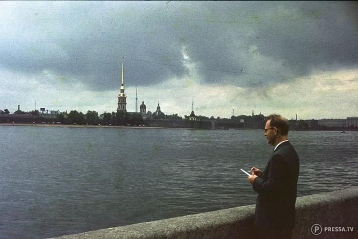 Neva and Peter and Paul Fortress, 1963 USSR - the USSR, Story, Leningrad, Neva, Peter-Pavel's Fortress, Old photo