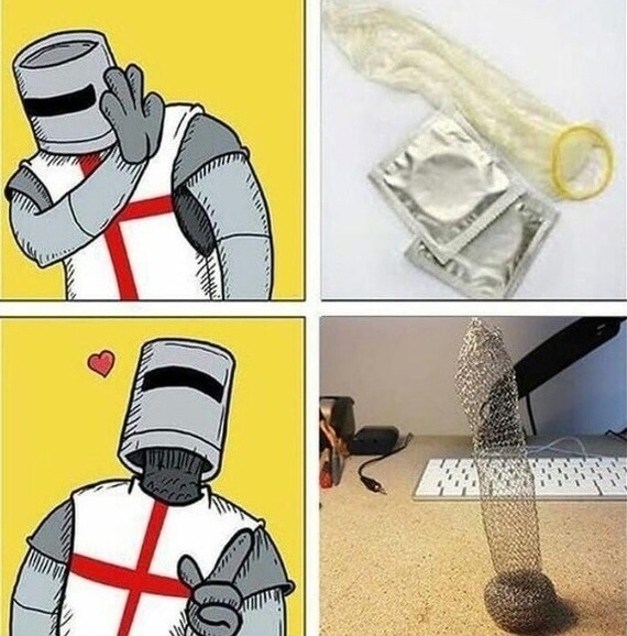 SEX in the armor was... - NSFW, Middle Ages, Sex, , Condoms, Chain mail