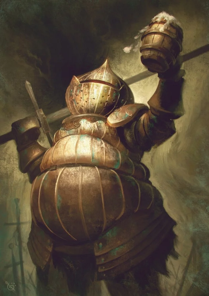 Siegward of Catarina - Dark souls, , Art, Computer games, Sigvard of Katharina