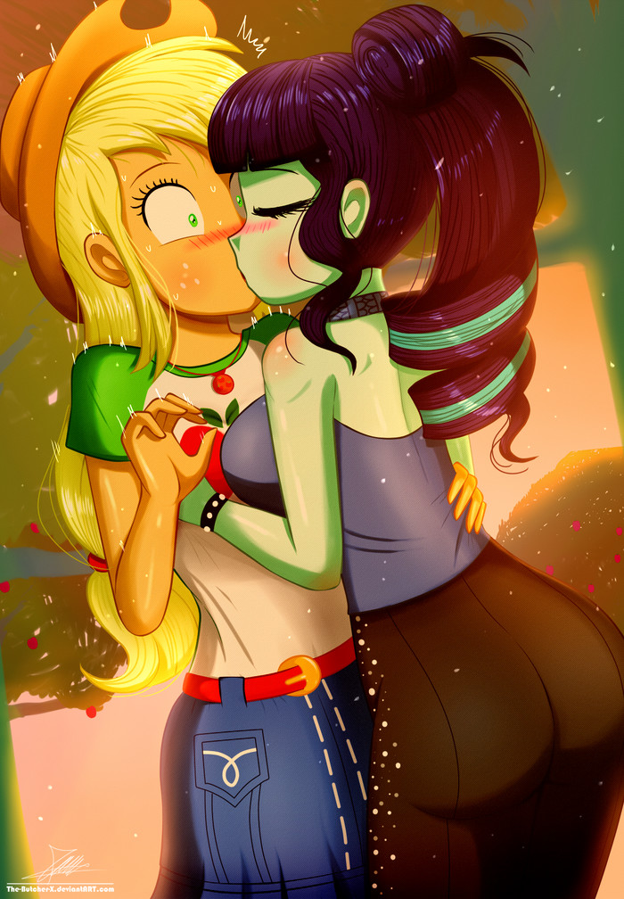 BETRAYAL - My little pony, Equestria girls, Rarity, Applejack, Coloratura, MLP Lesbian, Shipping, Thebutcherx, Longpost