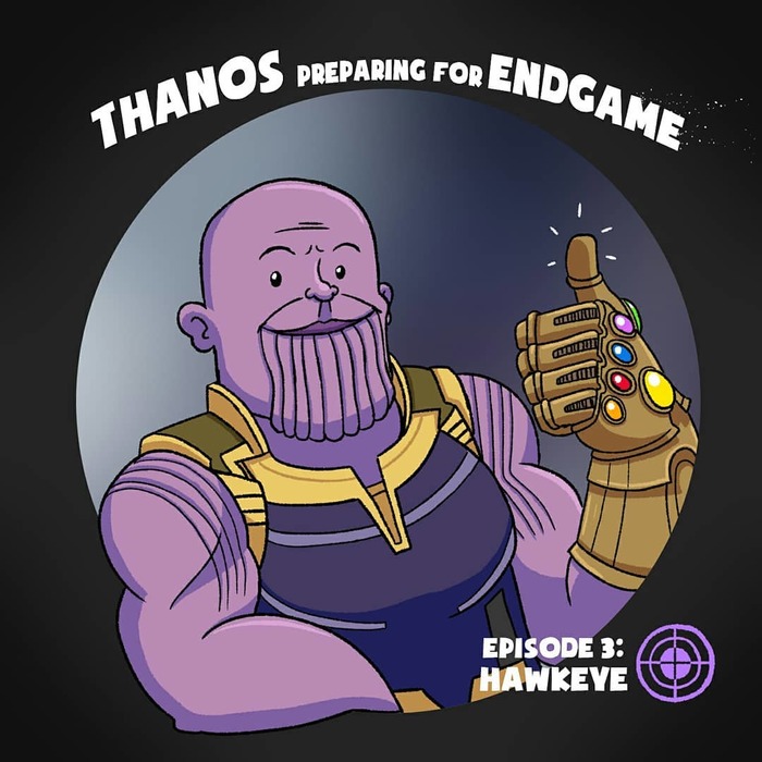 Thanos prepares for the finale. Hawkeye. - , Comics, Translated by myself, Marvel, Longpost, Thanos, Hawkeye