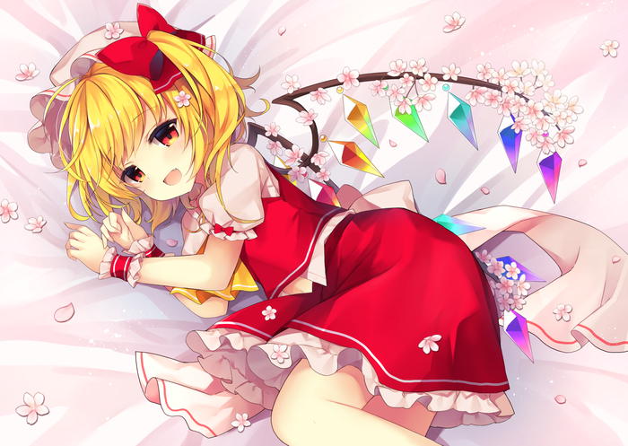 Flandre Scarlet - Touhou, Flandre Scarlet, Anime Art, Аниме, Не аниме, Ruhika