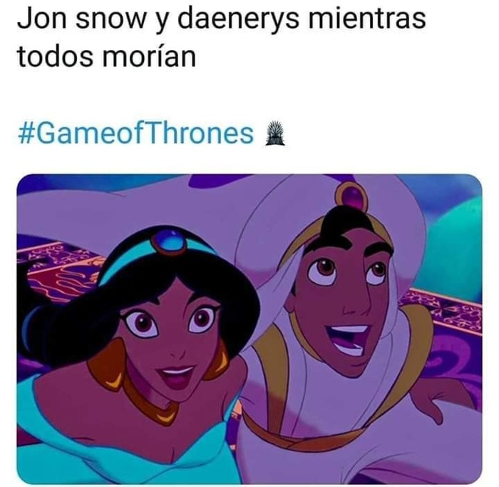 Jon Snow and Daenerys while everyone is dying - Game of Thrones season 8, Daenerys Targaryen, Jon Snow, Spoiler, Game of Thrones