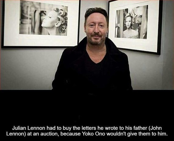 Oh, that Ono... - Idiocy, John Lennon, Julian Lennon, Yoko Ono, Letter