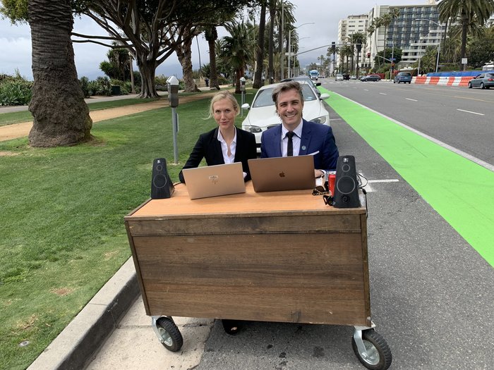 California Startup Turns Parking Spaces Into Paid 'Coworking Space' - Coworking, Startup, Parking, San Francisco, California, Developers, Business, Rent