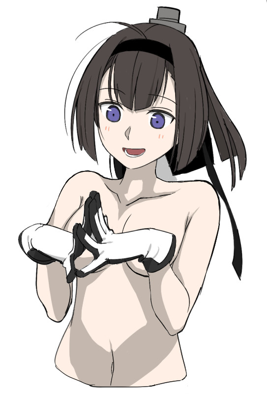 Akizuki (Artist: Kinosuke) - NSFW, Kantai collection, Anime, Anime art, Akizuki, , Naked