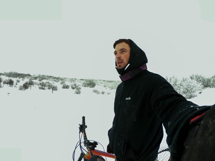 Как я в горах зимой выживал Велосипед, Экстрим, Даунхилл, Эндуро, Видео, Длиннопост