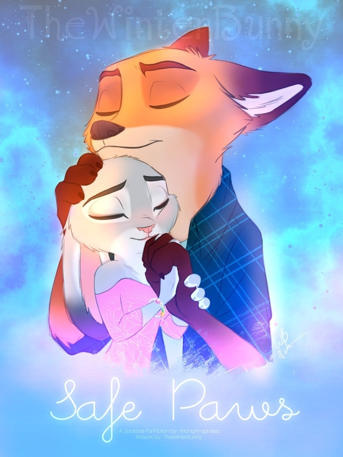 Together forever! - Zootopia, Nick and Judy, Thewinterbunny, Nick wilde, Judy hopps, Art