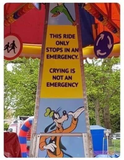 Carousel stops only in case of emergency - Humor, Images, Children