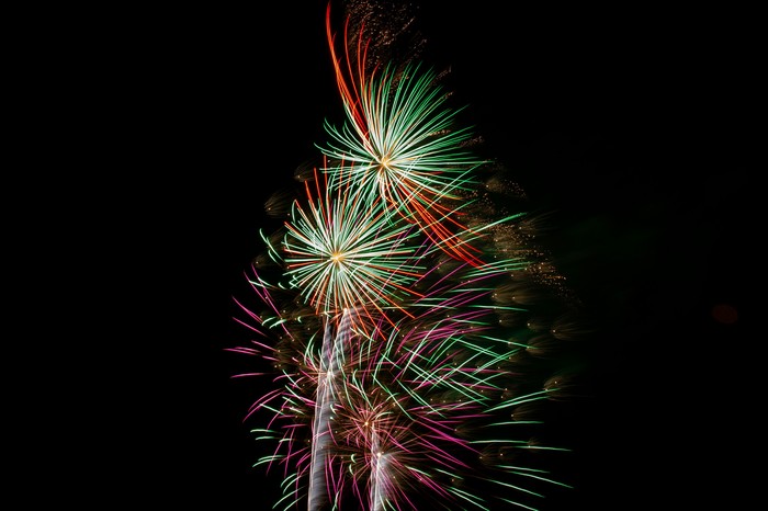 Дебют в съёмке салюта Начинающий фотограф, Салют, Длинная выдержка, Ночная съемка, Длиннопост