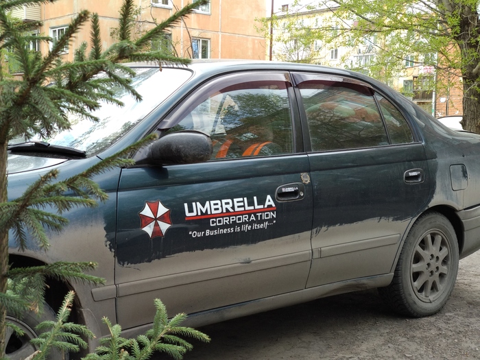 They are already among us - My, Umbrella Corporation, Resident evil, The photo, Auto
