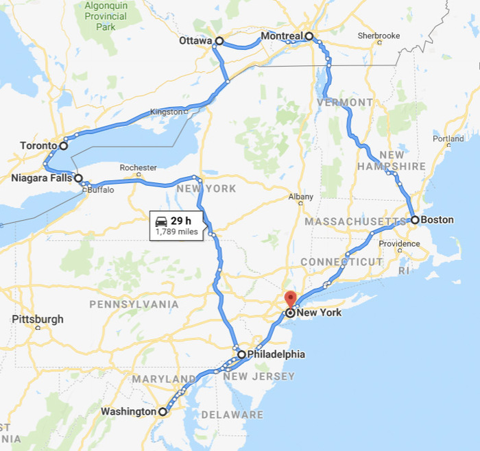 Traveling the East Coast and Canada. Looking for fellow travelers - My, I am looking for fellow travelers, Fellow travelers, Canada, New York, Washington, Boston, Montreal, Toronto