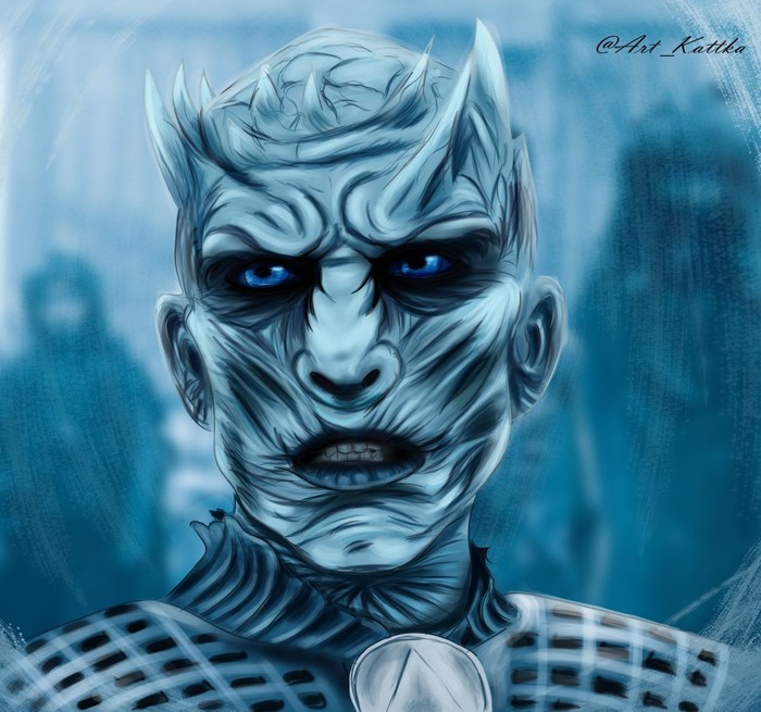 I study and I study again - My, I'm an artist - that's how I see it, Beginner artist, Digital, Portrait by photo, Fan art, Game of Thrones, Longpost