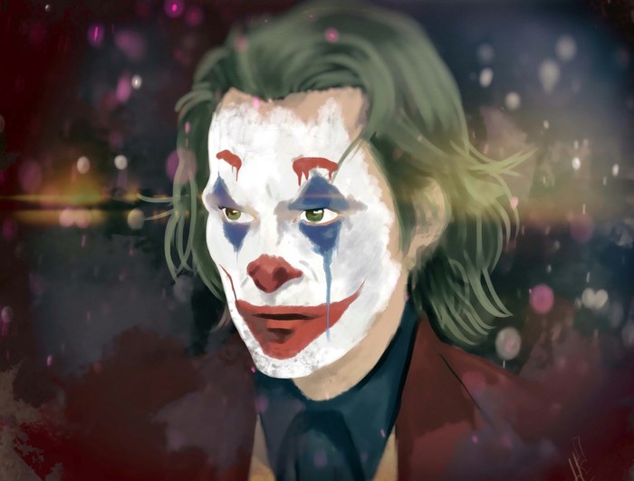 Art of the Joker - My, Joker, Wacom, Anime art