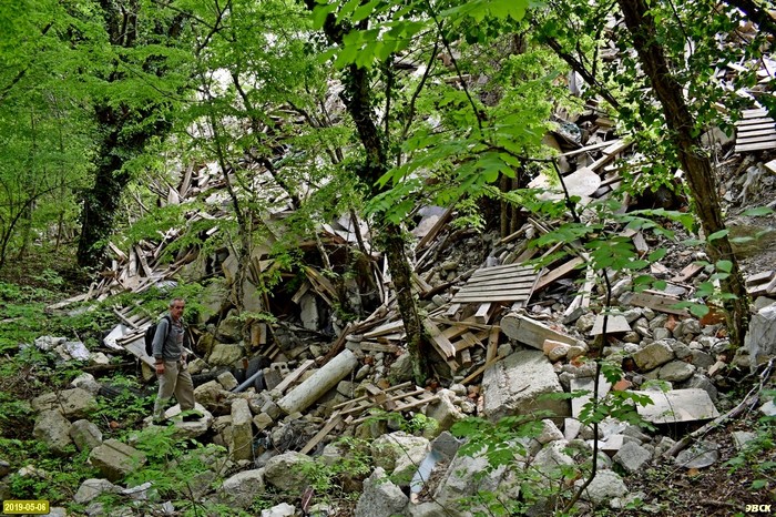 In the relict forest in Gelendzhik, a patriarchal dump of construction waste appeared - My, Краснодарский Край, Gelendzhik, Blackpool, ROC, Patriarch, Ecology, Dump, Capturing the Forest, Longpost