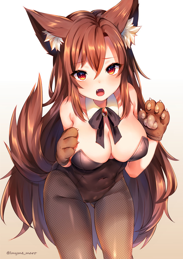 Anime Art - NSFW, Аниме, Anime Art, Touhou, Imaizumi Kagerou, Animal Ears, Грудь, Bunnysuit