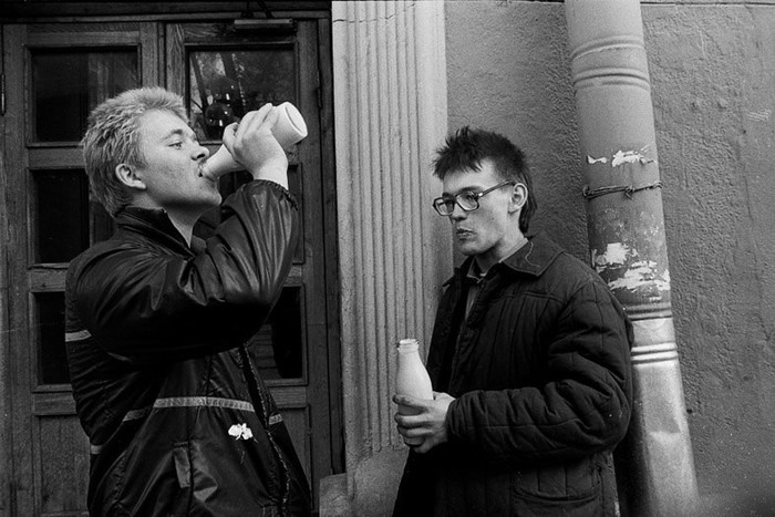 Moscow, Arbat, late 80s. - the USSR, Story, Arbat, Moscow, Retro, , 80-е