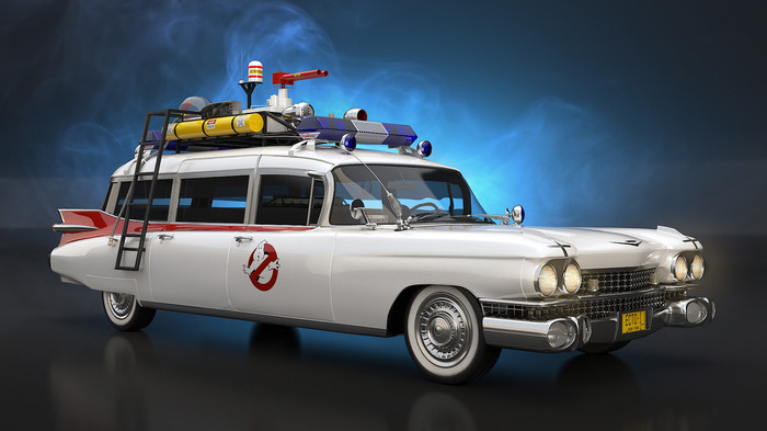 Ghostbusters. Ecto-1. - Art, 3D, Ghostbusters, Ecto-1, Longpost