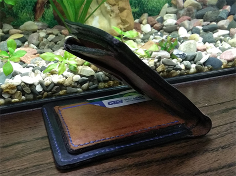 Leather wallet, version 2.0 - My, Wallet, Leather craft, , Video, Longpost