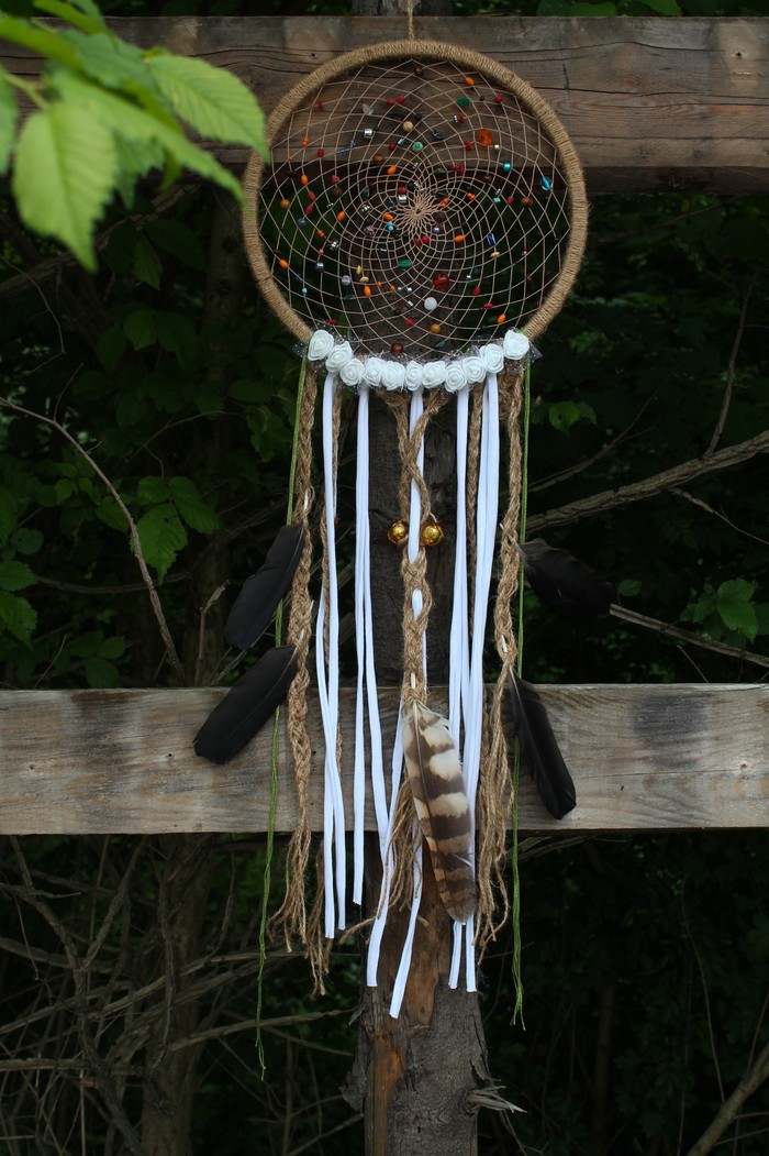 Catcher Sunny Monpasier - My, Dreamcatcher, Handmade, Longpost