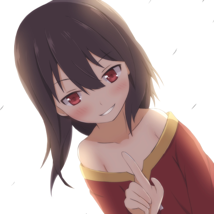 Тсс~ - Anime Art, Konosuba, Megumin, Аниме