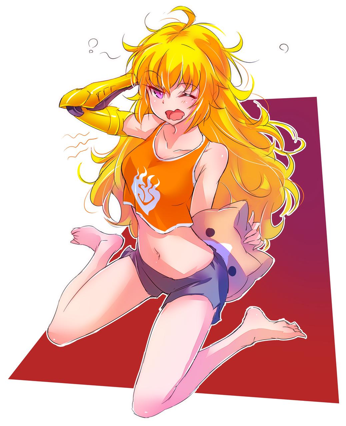  RWBY, Yang Xiao Long, Anime Art, , ,  , 