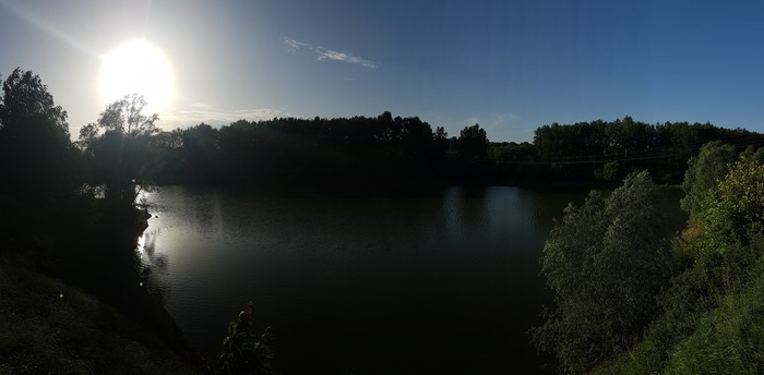 Smirnovsky Pond, panorama - My, Arzamas, The photo, Pond