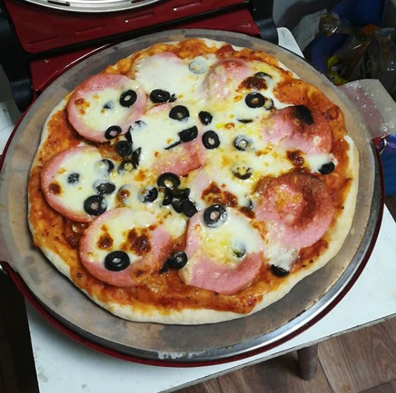 Speaking of homemade pizza... - Text, From the network, Pizza, Recipe