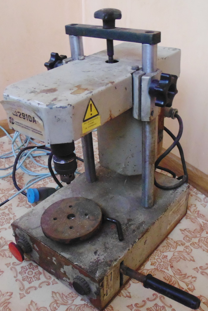 Drilling machine Sh2910A - My, Drill, Desktop Machine, drill, Longpost, 