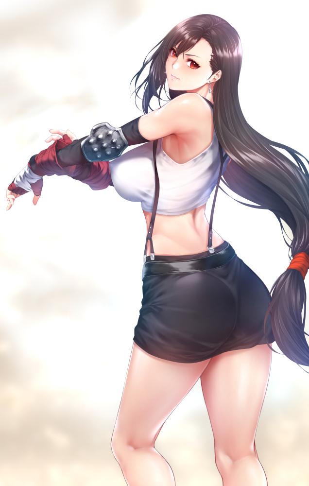 Tifa Lockhart - Final Fantasy, Tifa Lockhart, Sugoi Dekai, Anime Art, Аниме, Арт