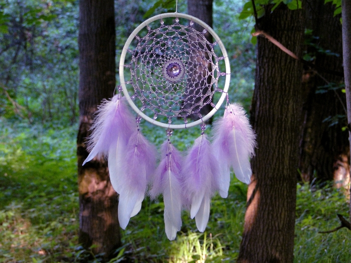 Dreamcatcher Fairy of inventions. - My, Dreamcatcher, Needlework without process, Handmade, Interior items, Longpost, Interior