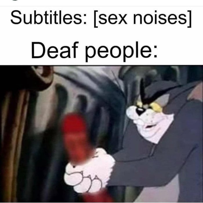 Subtitles - Black humor, Picture with text, Tom and Jerry, Memes